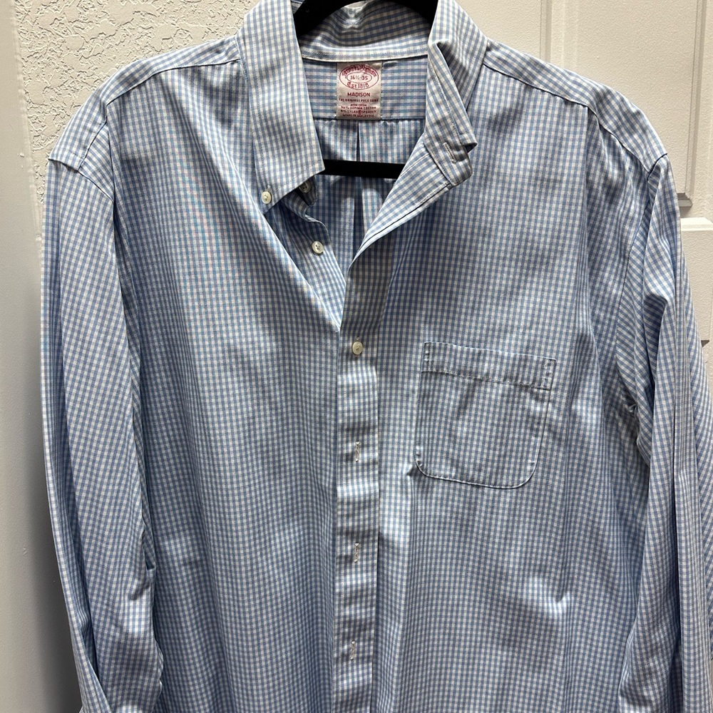 Madison brooks brothers blue shirt
